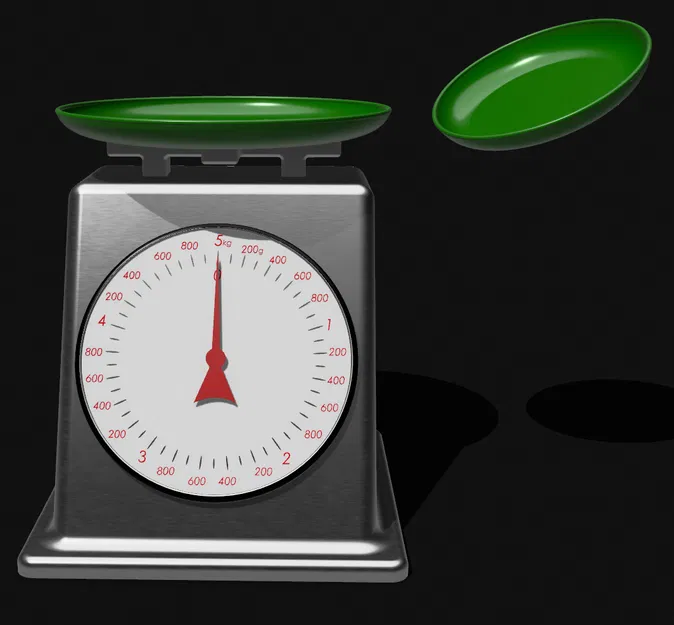 Mô hình cân nhà bếp cơ và điện tử - Image 2