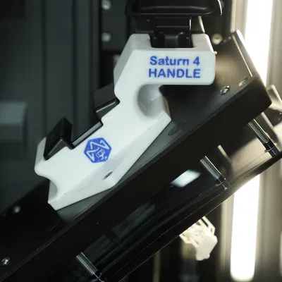 Tay cầm và Khay hứng nhựa V2 cho Saturn 4 và 4 Ultra