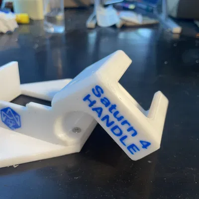 Tay cầm và Khay hứng nhựa V2 cho Saturn 4 và 4 Ultra