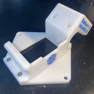 Tay cầm và Khay hứng nhựa V2 cho Saturn 4 và 4 Ultra