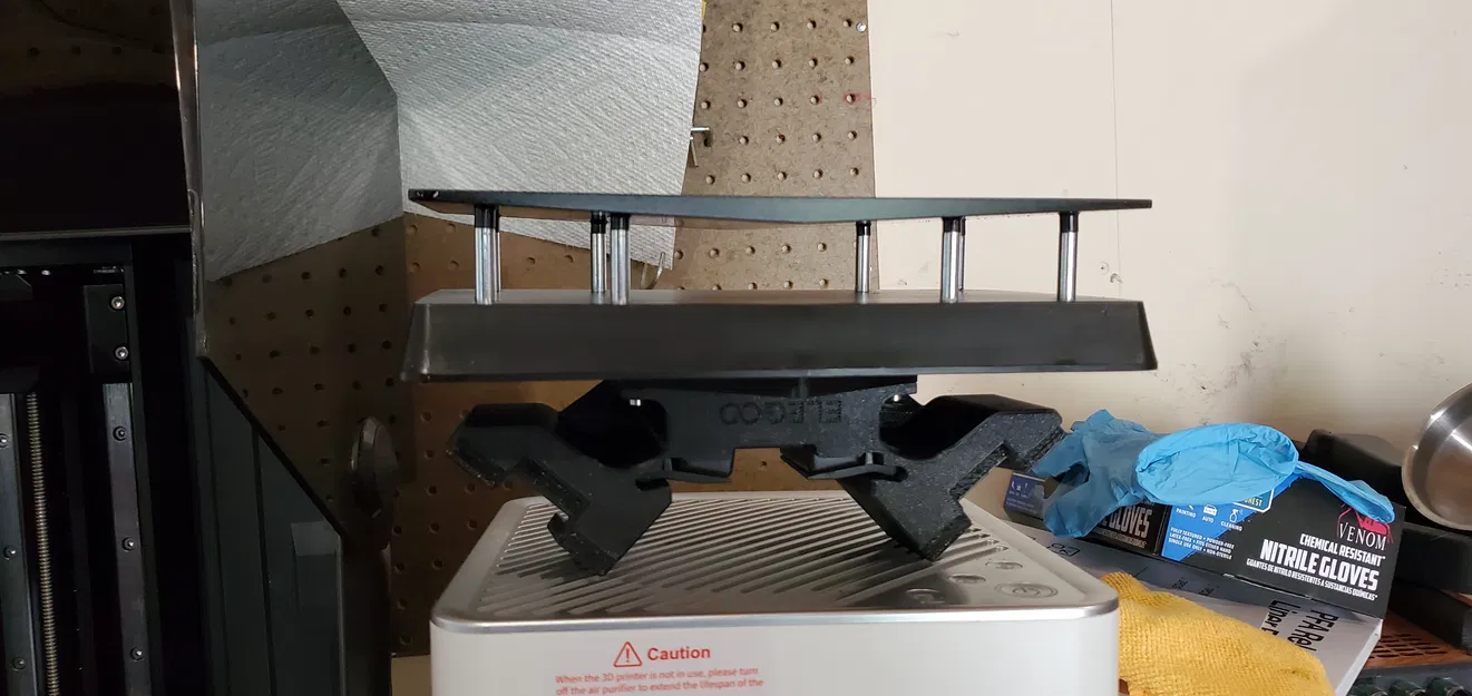 Tay Gá Khay Nhựa Thừa Cho Elegoo Saturn 4/Ultra/16k - Image 5