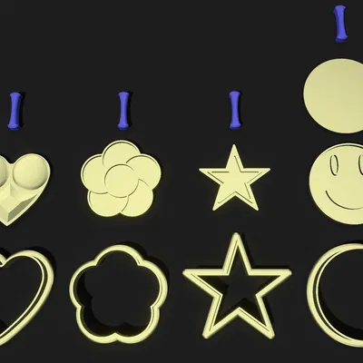 Dụng cụ cắt bánh quy (vài hình dạng)