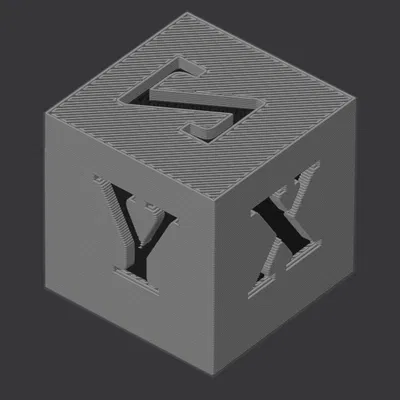 Khối hiệu chuẩn XYZ in nhanh