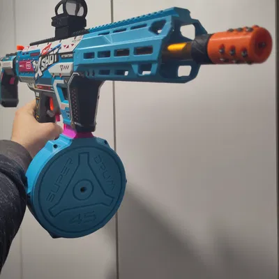 Super Drum 45 | Băng đạn trống 45 viên cho nerf half-dart tương thích Talon