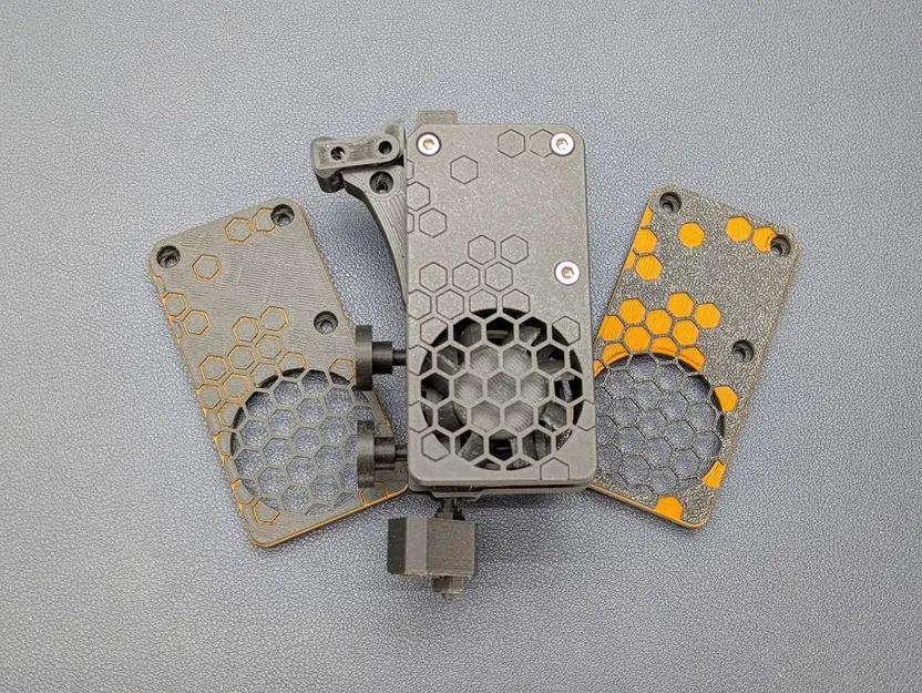 Nắp Lưới Quạt PG-Case Hex Pattern Cho Prusa Core One/MK4 - Image 3