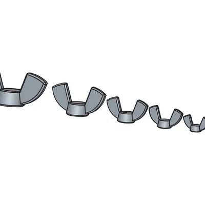 Đai Ốc Cánh Bướm - Flügelmuttern