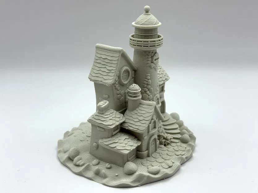 Mô hình Cảnh hải đăng – Tiểu cảnh Fantasy ven biển - Image 2