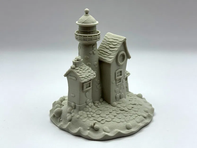 Mô hình Cảnh hải đăng – Tiểu cảnh Fantasy ven biển - Image 3