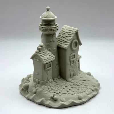 Mô hình Cảnh hải đăng – Tiểu cảnh Fantasy ven biển