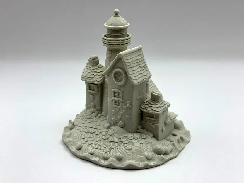 Mô hình Cảnh hải đăng – Tiểu cảnh Fantasy ven biển - Image 5