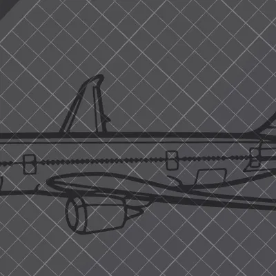 Trang Trí Tường Máy Bay Boeing 787