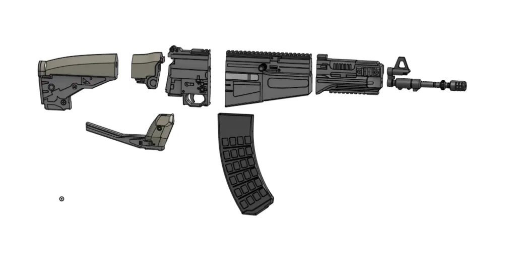 Mô hình AR-2 COYOTE HELLDIVERS 2 - Image 2