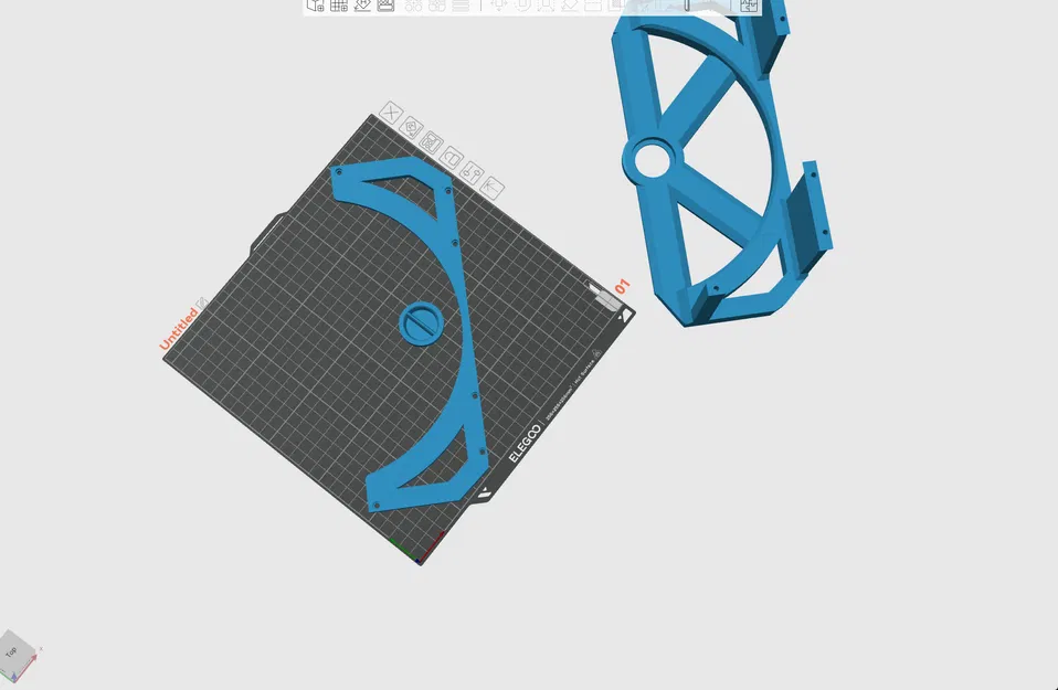 Giá Đỡ Máy Sấy Sunlu S1 (Remix) Cho Elegoo Centauri Carbon - Cắt Góc Vừa Khay CC - Image 1