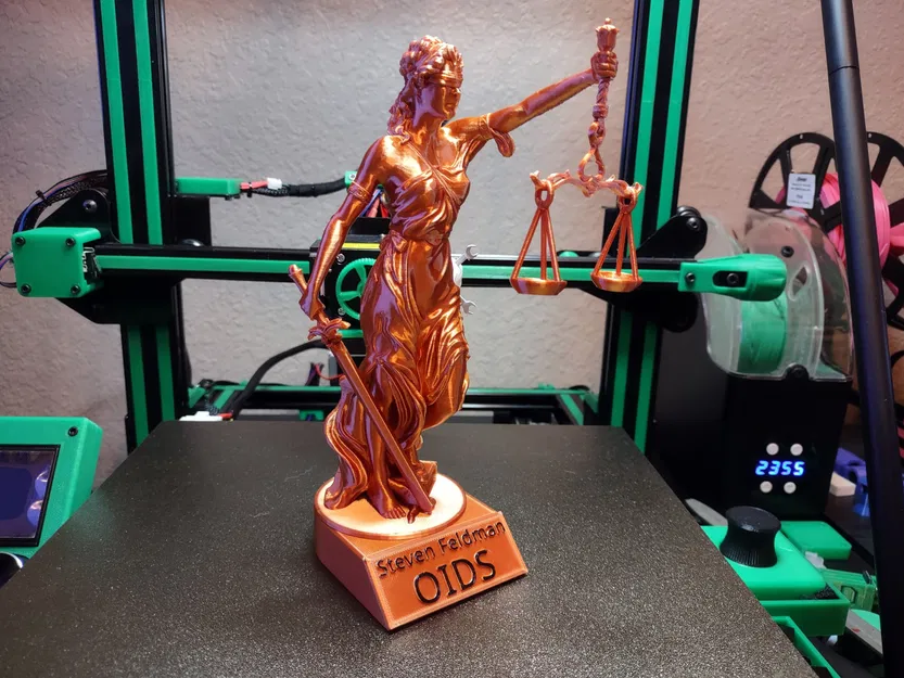 Nữ thần Công lý bản Remix dễ in FDM - Image 1