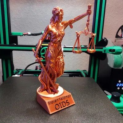 Nữ thần Công lý bản Remix dễ in FDM