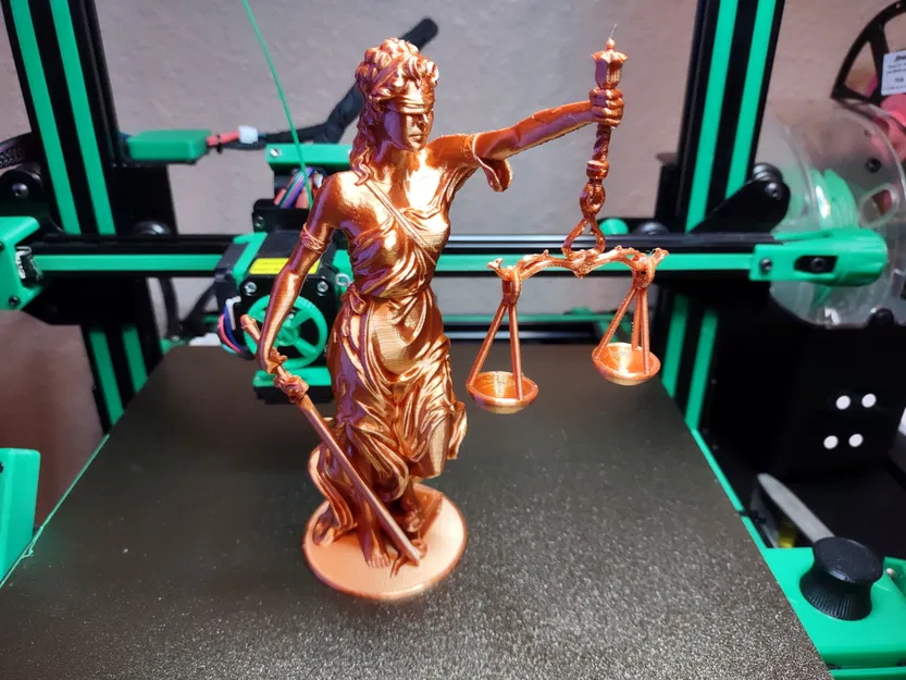 Nữ thần Công lý bản Remix dễ in FDM - Image 2