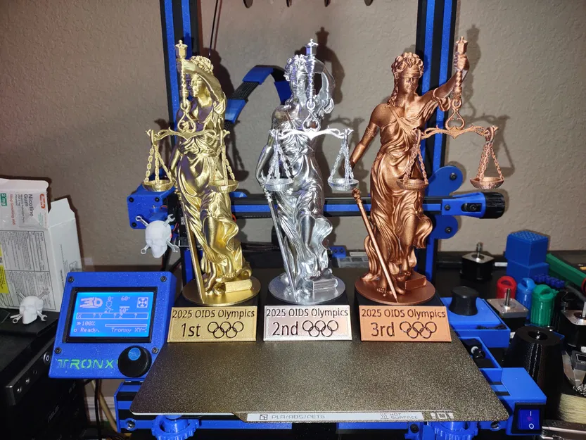 Tượng Nữ Thần Công Lý Remix Dễ In FDM (Cải Tiến) - Image 1