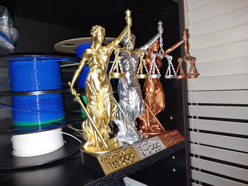 Tượng Nữ Thần Công Lý Remix Dễ In FDM (Cải Tiến) - Image 2