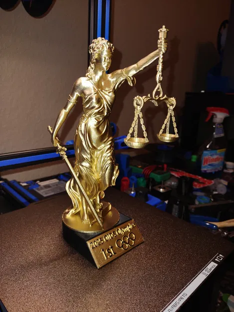 Tượng Nữ Thần Công Lý Remix Dễ In FDM (Cải Tiến) - Image 5