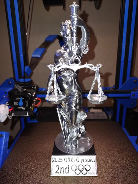 Tượng Nữ Thần Công Lý Remix Dễ In FDM (Cải Tiến) - Image 6