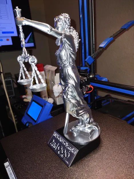 Tượng Nữ Thần Công Lý Remix Dễ In FDM (Cải Tiến) - Image 7