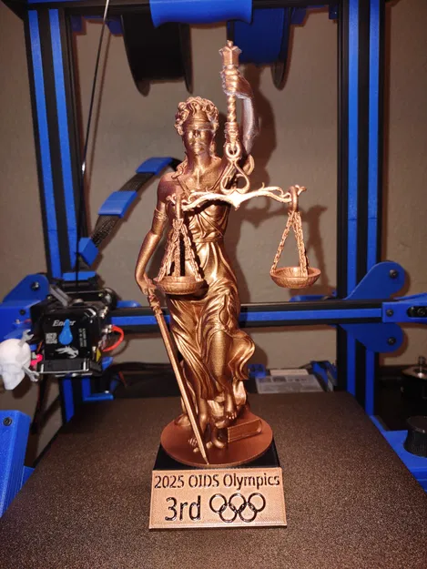 Tượng Nữ Thần Công Lý Remix Dễ In FDM (Cải Tiến) - Image 9