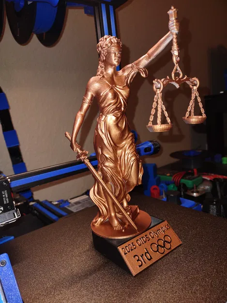 Tượng Nữ Thần Công Lý Remix Dễ In FDM (Cải Tiến) - Image 11