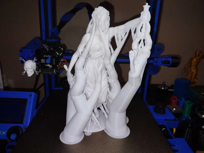 Tượng Nữ Thần Công Lý Remix Dễ In FDM (Cải Tiến) - Image 12