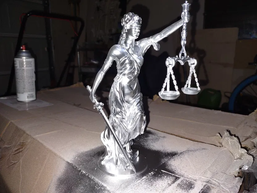 Tượng Nữ Thần Công Lý Remix Dễ In FDM (Cải Tiến) - Image 14