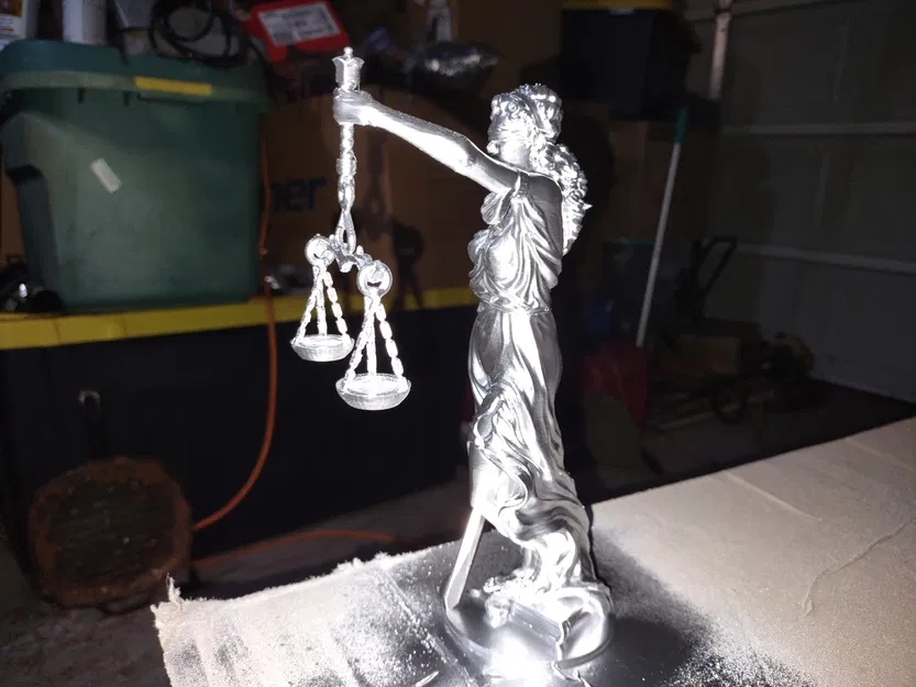 Tượng Nữ Thần Công Lý Remix Dễ In FDM (Cải Tiến) - Image 15