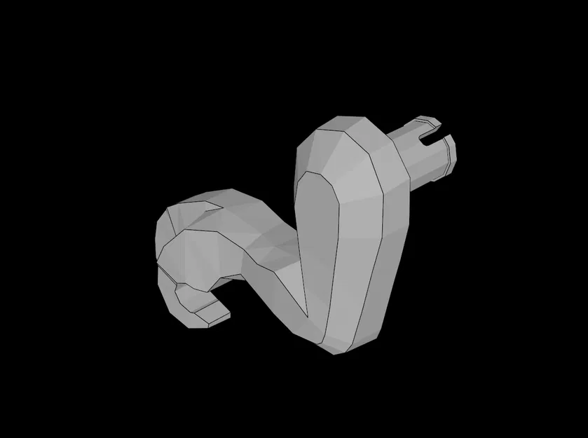 Chân Khủng Long T-Rex Tương Thích Lego (98058.dat) - Chân Trước Trái Có Chốt - Image 1