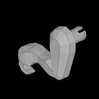 Chân Khủng Long T-Rex Tương Thích Lego (98058.dat) - Chân Trước Trái Có Chốt