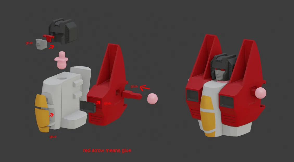 Mô Hình Ráp Starscream Transformers Devastation V2 - Image 8