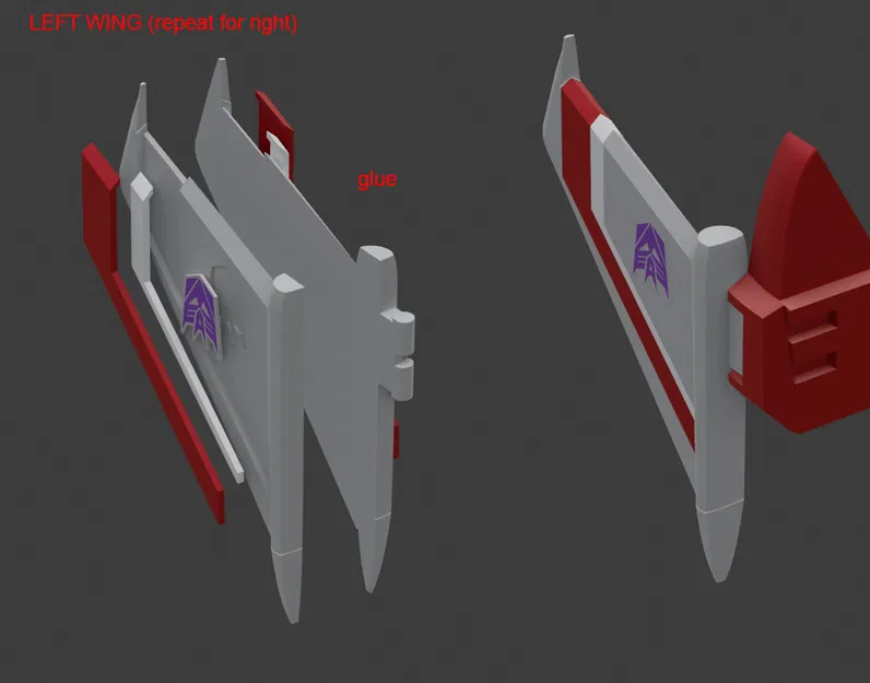 Mô Hình Ráp Starscream Transformers Devastation V2 - Image 9