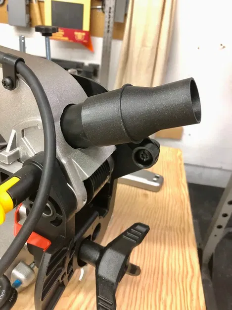 Adapter Cổng Hút Bụi Cho Máy Cưa Mộng Dewalt DWS715 Sang Ống Hút Bụi 1.25" - Image 1