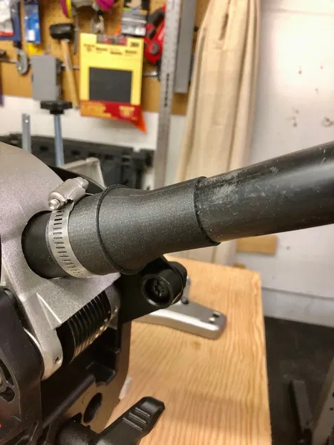 Adapter Cổng Hút Bụi Cho Máy Cưa Mộng Dewalt DWS715 Sang Ống Hút Bụi 1.25" - Image 2