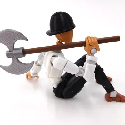 Dummy 13 Công Cụ & Vũ Khí - In 2 Màu Dễ Dàng