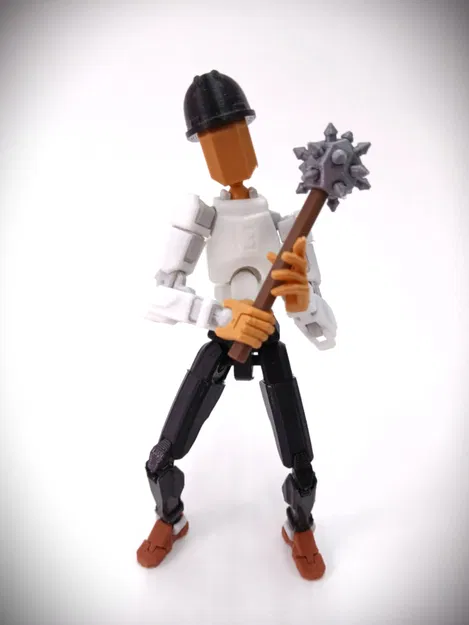 Dummy 13 Công Cụ & Vũ Khí - In 2 Màu Dễ Dàng - Image 5