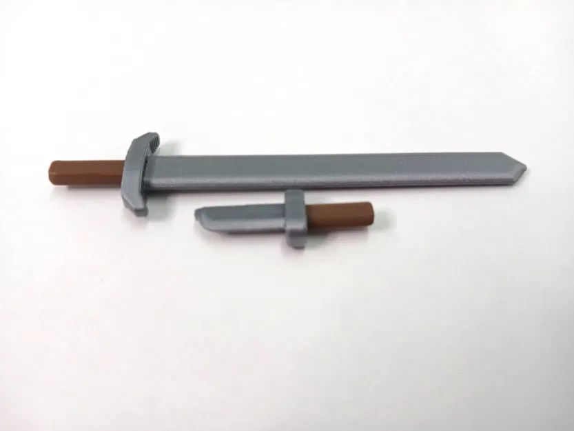 Dummy 13 Công Cụ & Vũ Khí - In 2 Màu Dễ Dàng - Image 13