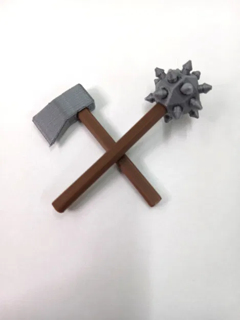 Dummy 13 Công Cụ & Vũ Khí - In 2 Màu Dễ Dàng - Image 15