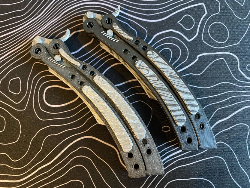 Dao Bướm Thép Damascus phiên bản Counter-Strike - Image 2