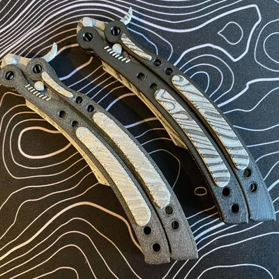 Dao Bướm Thép Damascus phiên bản Counter-Strike