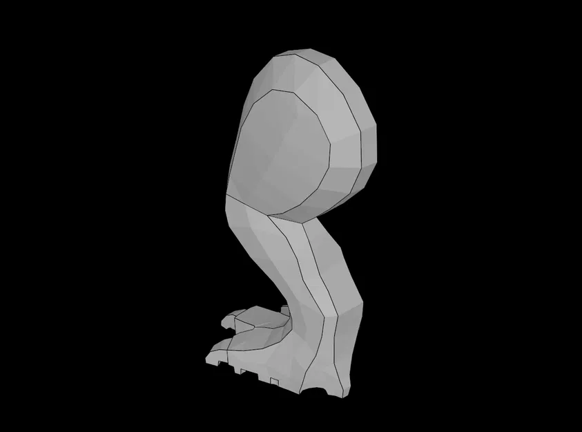 Chân Khủng Long Bạo Chúa T.Rex Lớn (Sau) Trái Tương Thích Lego (98061.dat) Có Chốt & Móng - Image 1