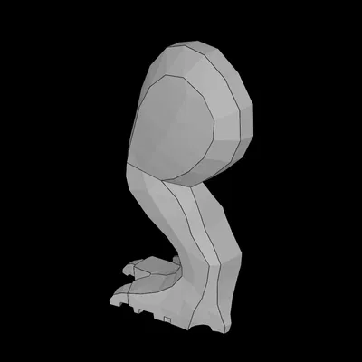 Chân Khủng Long Bạo Chúa T.Rex Lớn (Sau) Trái Tương Thích Lego (98061.dat) Có Chốt & Móng