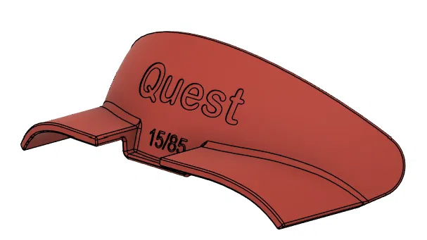 Giao diện mặt Quest 3 - Kiểu Q-Pro Ngắn & Đơn Giản - Image 1