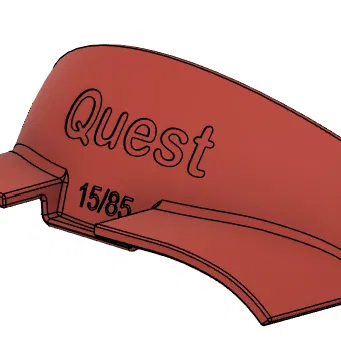 Giao diện mặt Quest 3 - Kiểu Q-Pro Ngắn & Đơn Giản