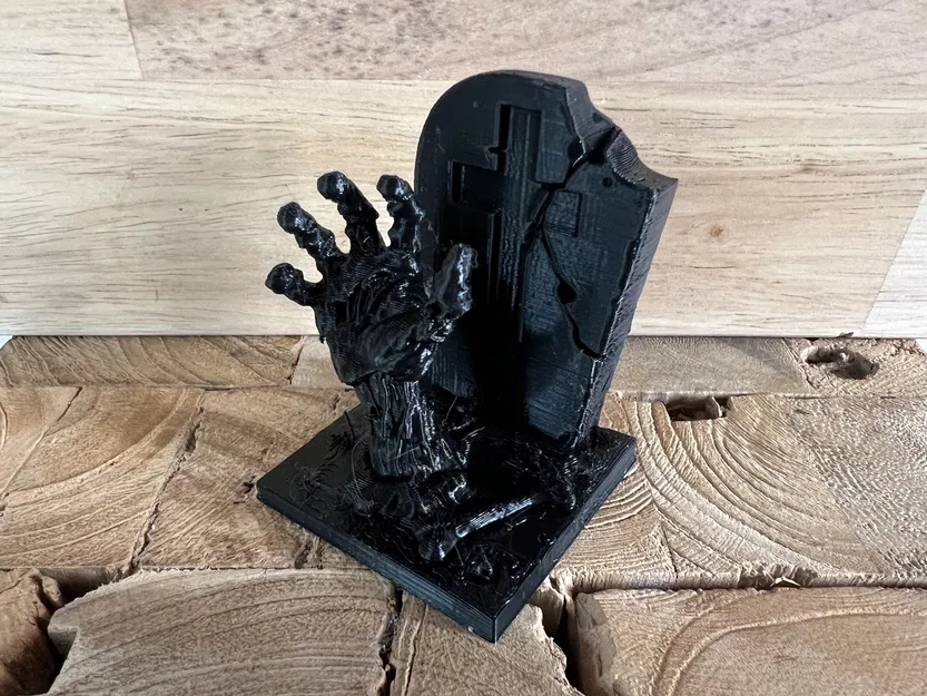 Bàn Tay Ló Lửa Mộ Phần - Mô hình 3D Halloween - Image 2