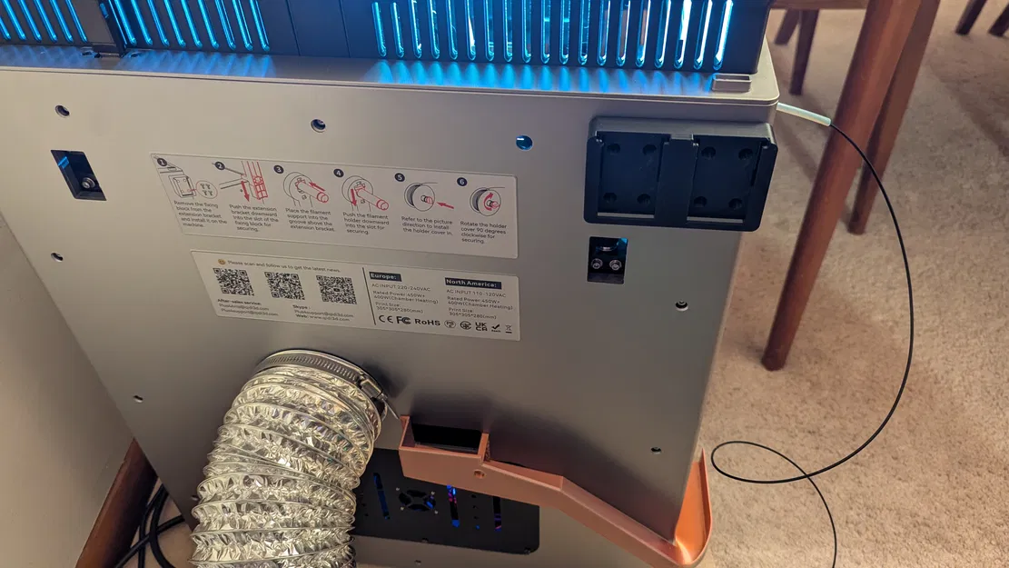 Qidi Plus 4: Đế Giữ Cuộn Dây và Pát Gắn Qidi Box - Image 8