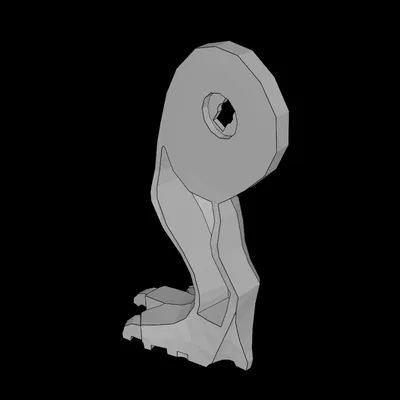 Chân Khủng Long Bạo Chúa Lego Tương Thích (98602.dat) Lớn (Sau) Bên Phải Có Chốt & Móng