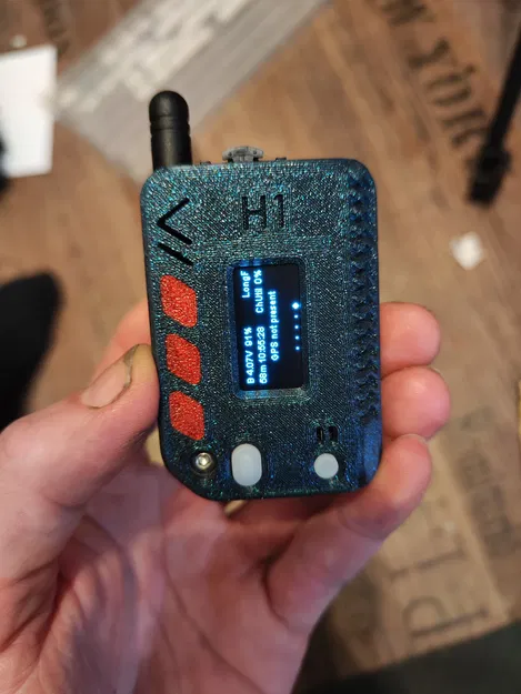 Meshtastic Muzi H1 REMIX - Phiên bản 1100mAh (Không logo + Không lỗ khóa + Tùy chọn Buzzer + nút điều hướng + Kẹp dây) - Image 4